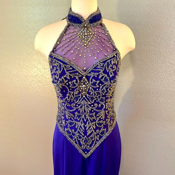 Peak Evenings Dresses & Skirts - cross listed    ***SOLD***    
Vintage royal blue Peak Evenings formal gown with